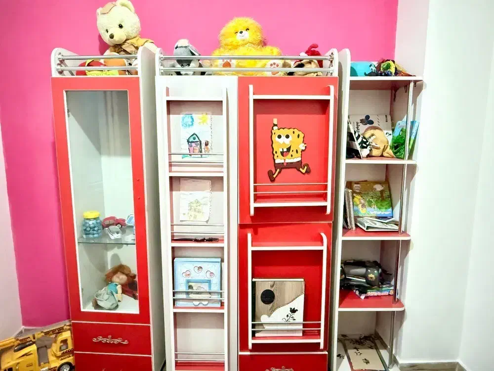 سرویس خواب کودک و نوجوان|تخت و سرویس خواب|رباط‌کریم, رباط‌کریم|دیوار