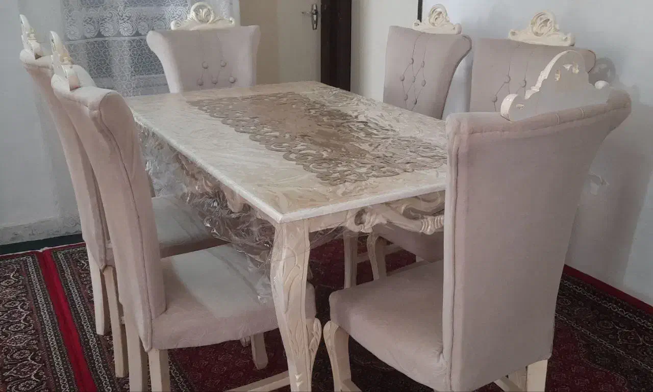 نهار خوری شش نفره سالم|میز و صندلی غذاخوری|سنندج, |دیوار