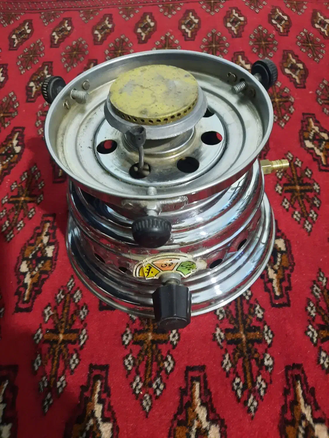 پایه سماور گازی بزرگ برنجی درحد رستوران قهوه خانه|سماور، چایساز، قهوهساز|ارومیه, |دیوار