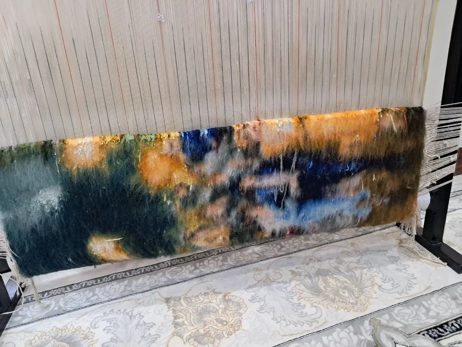 تابلو فرش جشن امریکایی۱۲۰×۷۳|تابلو فرش|کرج, حصارک بالا|دیوار