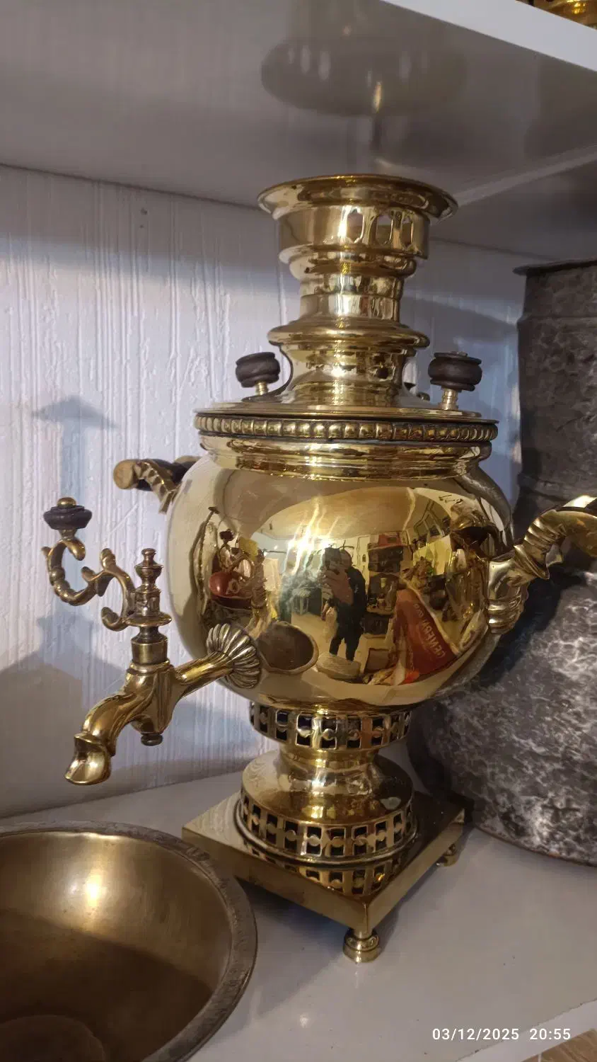 سماور روسی توپی|سماور، چای‌ساز، قهوه‌ساز|آذرشهر, |دیوار