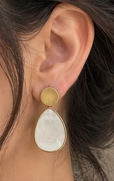 روز دختر.گوشواره Real Shell.ارسال رایگان|بدلیجات|مشهد, حسابی جنوبی (شهرک غرب)|دیوار