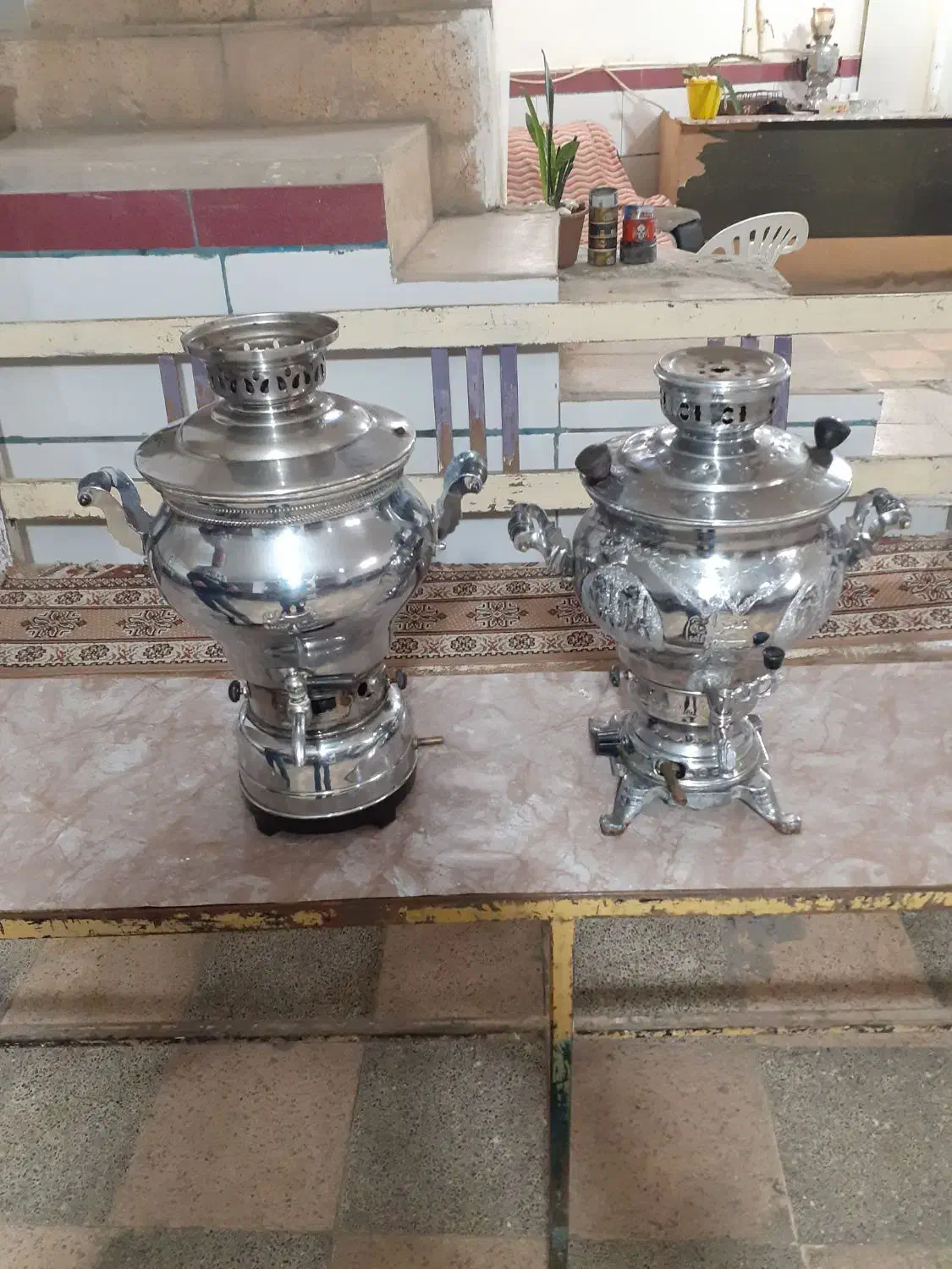 دوعدد سماور گازی|سماور، چای‌ساز، قهوه‌ساز|اردبیل, |دیوار