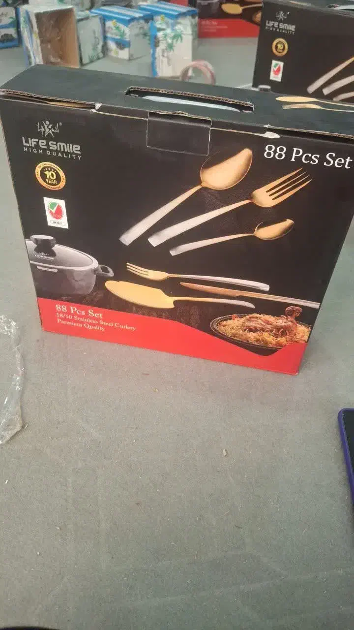 قاشق چنگال لایف اسمایل وارداتی|ظروف سرو و پذیرایی|کرج, حیدرآباد|دیوار