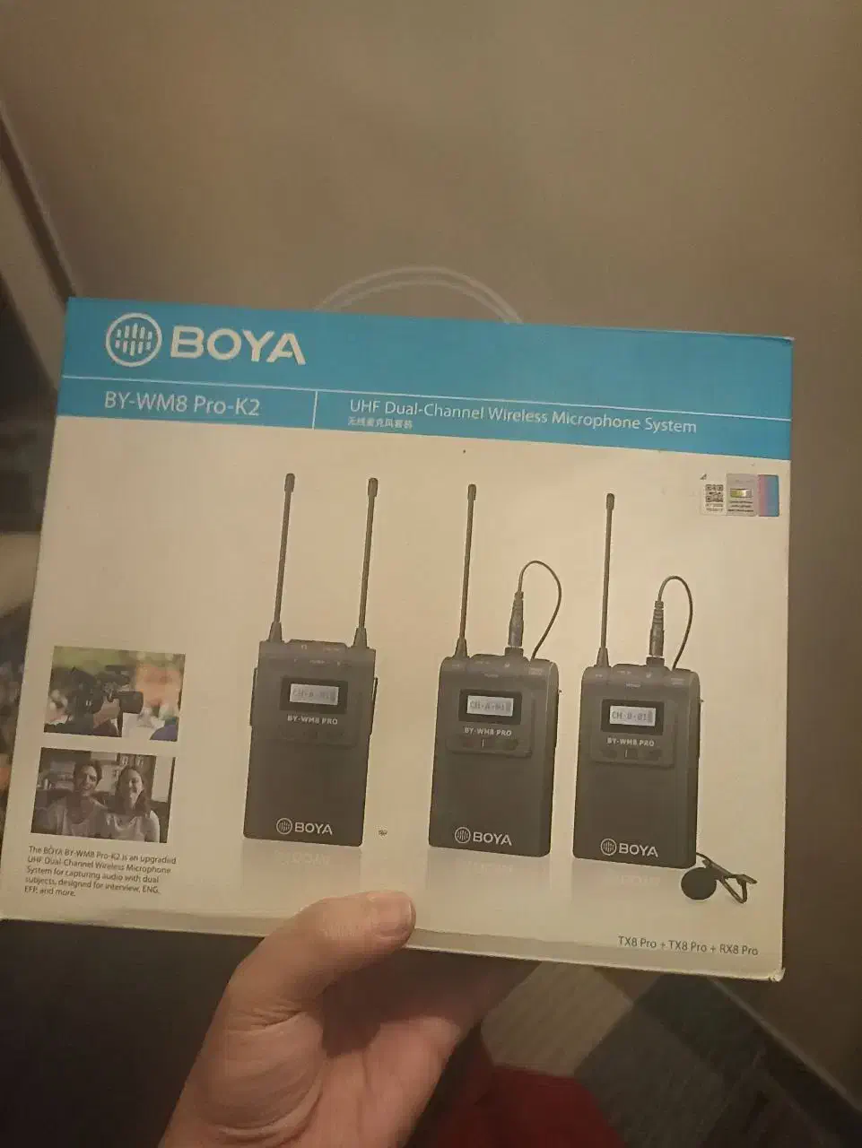 میکروفون بی سیم بویا  درحد نو واقعی BY-WM8 Pro K2|لوازم جانبی موبایل و تبلت|هشتگرد, فاز ۱ مهستان|دیوار