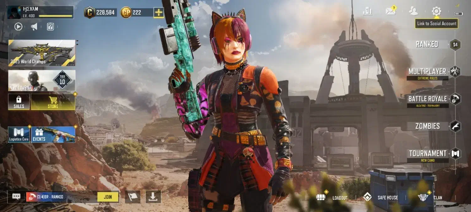 اکانت کالاف لول ۴۰۰|کنسول، بازی ویدئویی و آنلاین|مشهد, دانشجو|دیوار