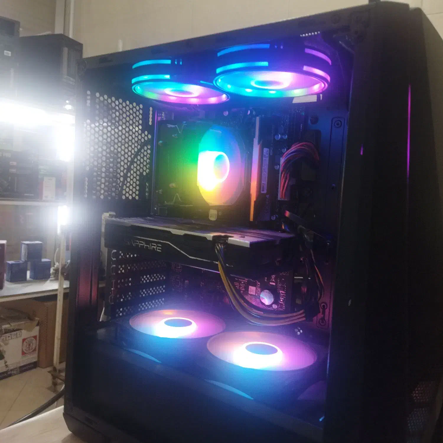 سیستم گیمینگ با گرافیک 8 گیگ اقتصادی|رایانه رومیزی|تهران, شهرک شریعتی|دیوار