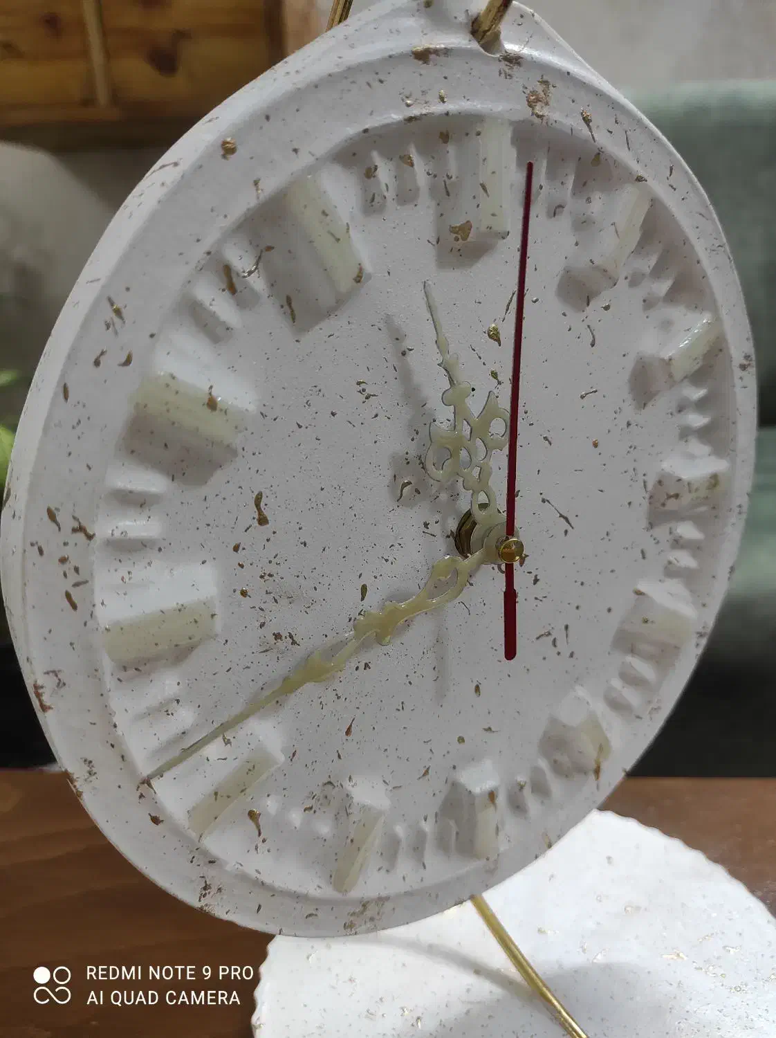 ساعت کار دست سنگ مصنوعی رنگ صدفی طلایی|ساعت|تهران, دهقان|دیوار