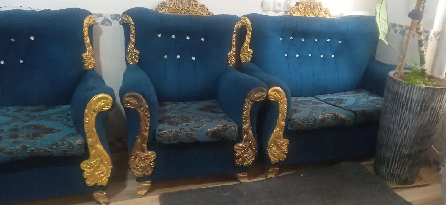 مبل هفت نفره|مبلمان خانگی و میز عسلی|جوانرود, |دیوار