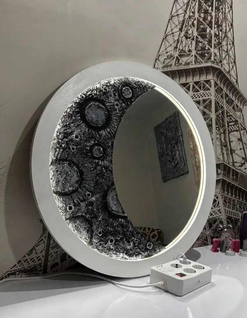 آینه ماه دکوراتیو|آینه|اراک, |دیوار