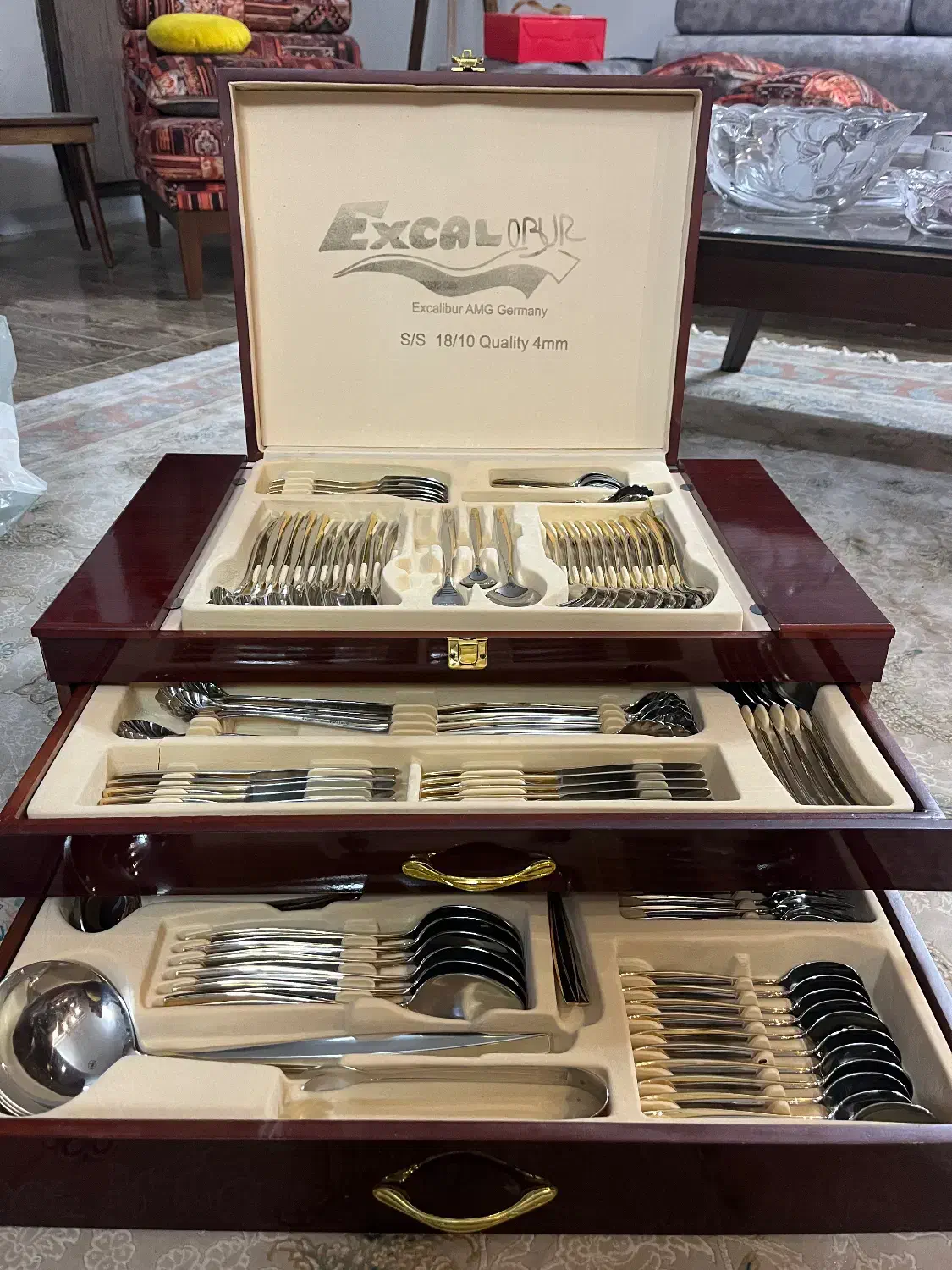 سرویس قاشق چنگال آلمانی|ظروف سرو و پذیرایی|اصفهان, خانه اصفهان|دیوار