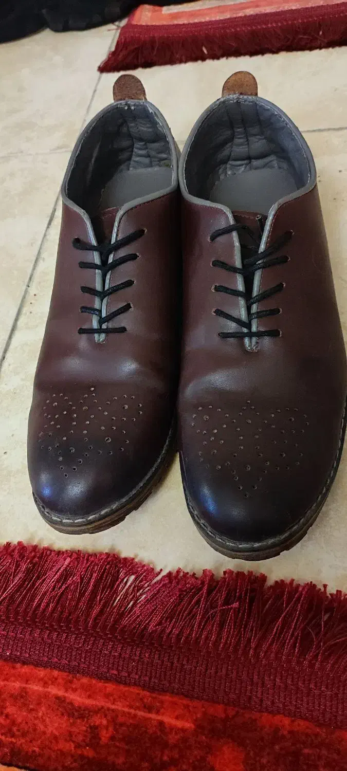 کفش مردانه در حد نو|کیف، کفش، کمربند|آستارا, |دیوار