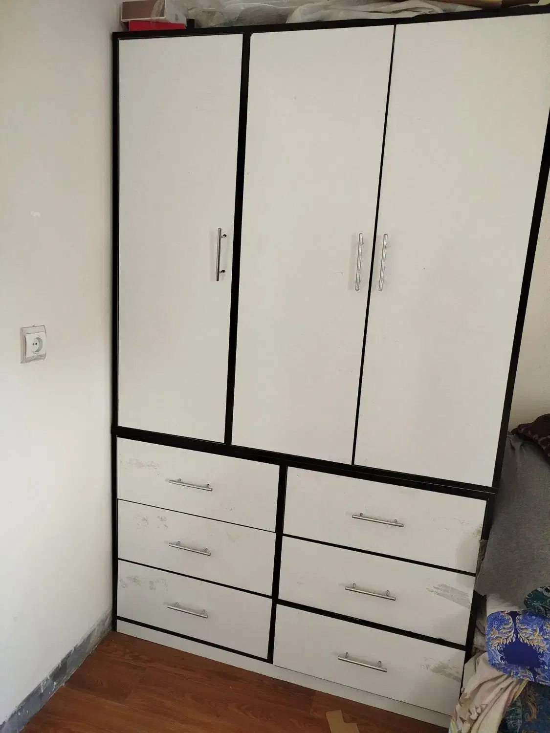 کمد دو تیکه لباسی بزرگ|جاکفشی، کمد، دراور|کرمان, |دیوار