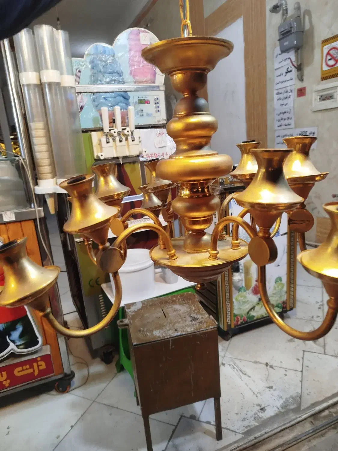 لوستر|لوستر و چراغ آویز|خاوران, |دیوار