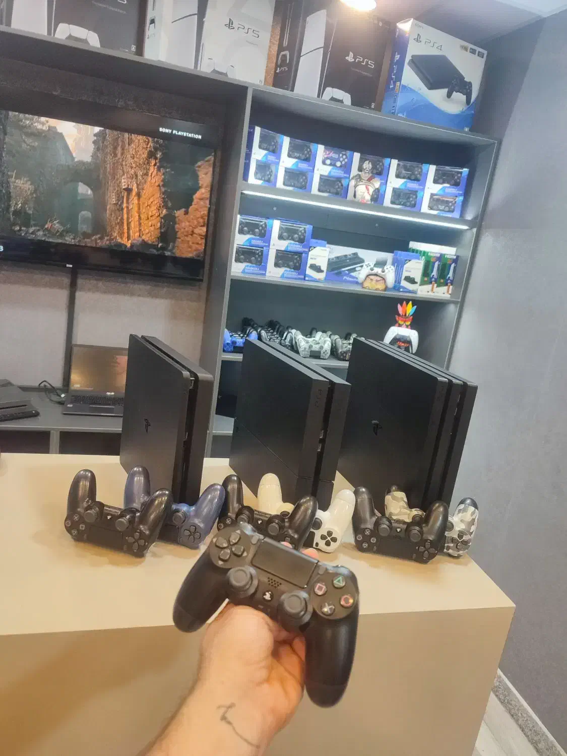 ps 4 fat پلی استیشن ۴فت کپی خور دودسته|کنسول، بازی ویدئویی و آنلاین|کرج, مطهری|دیوار