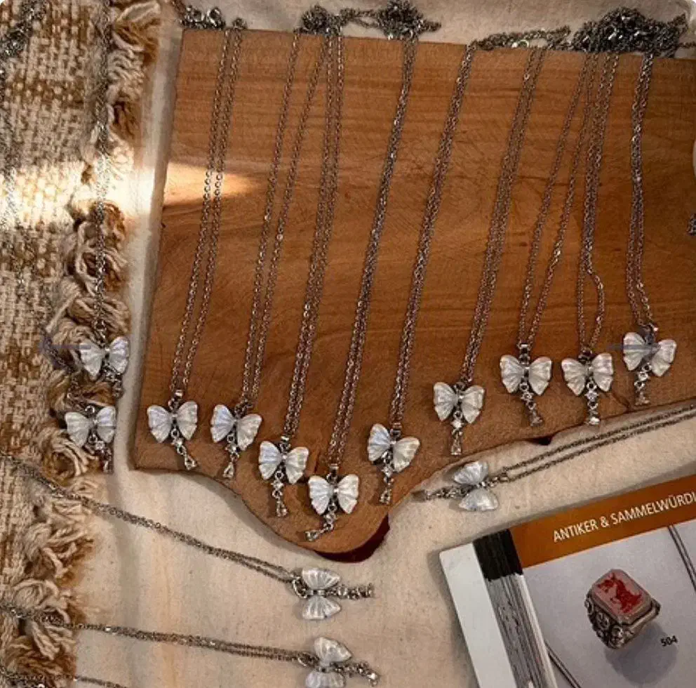 گردنبند پاپیون استیل از برندysx زنجیر ۵۰سانت|بدلیجات|یزد, |دیوار