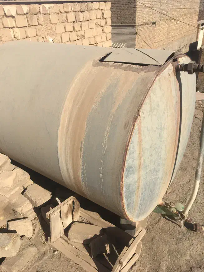 تانکر آب گالوانیزه جنس ضخیم|مصالح و تجهیزات ساختمان|کاشان, کشاورز|دیوار