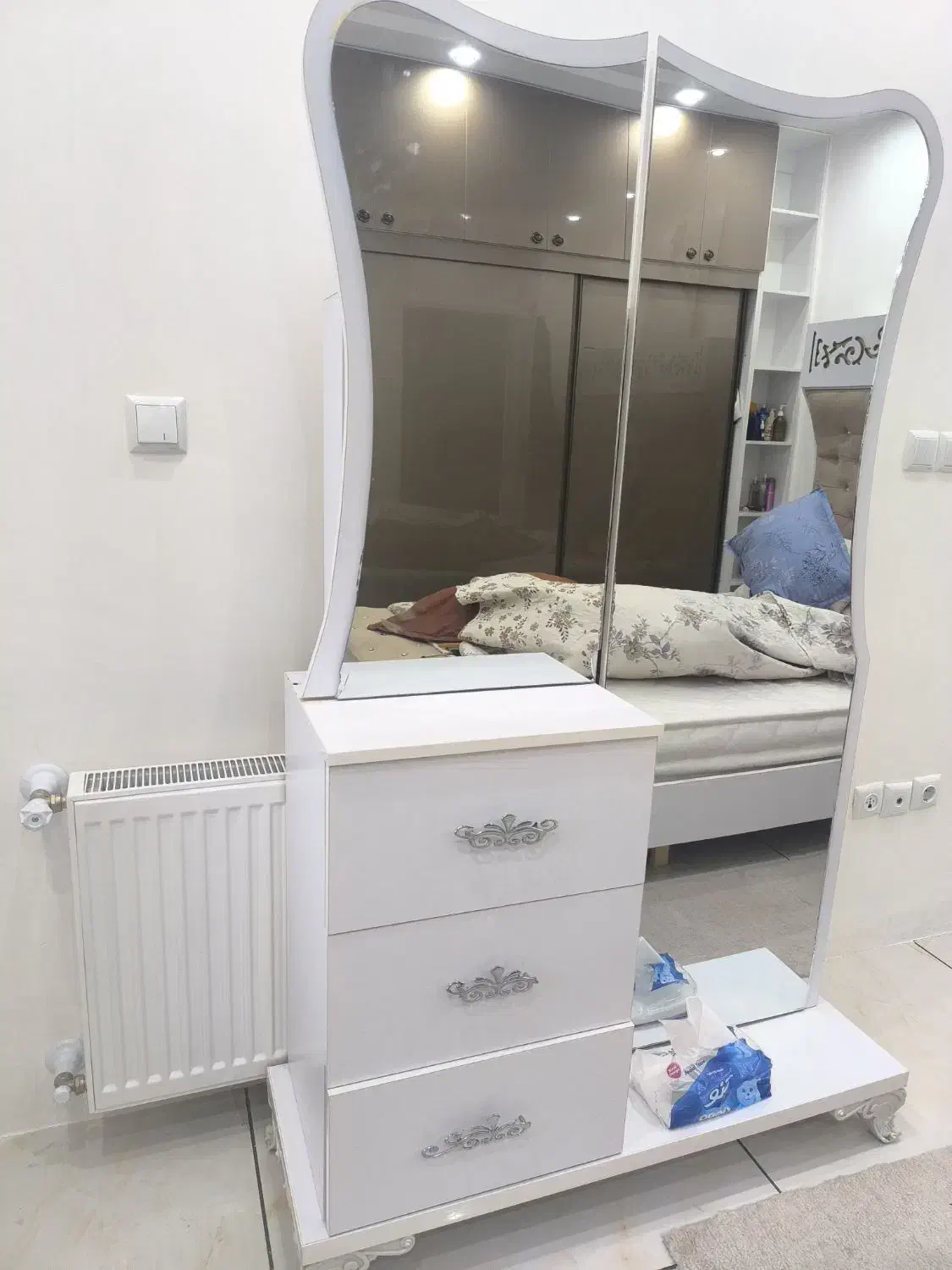 تخت دو نفره|تخت و سرویس خواب|مرند, |دیوار