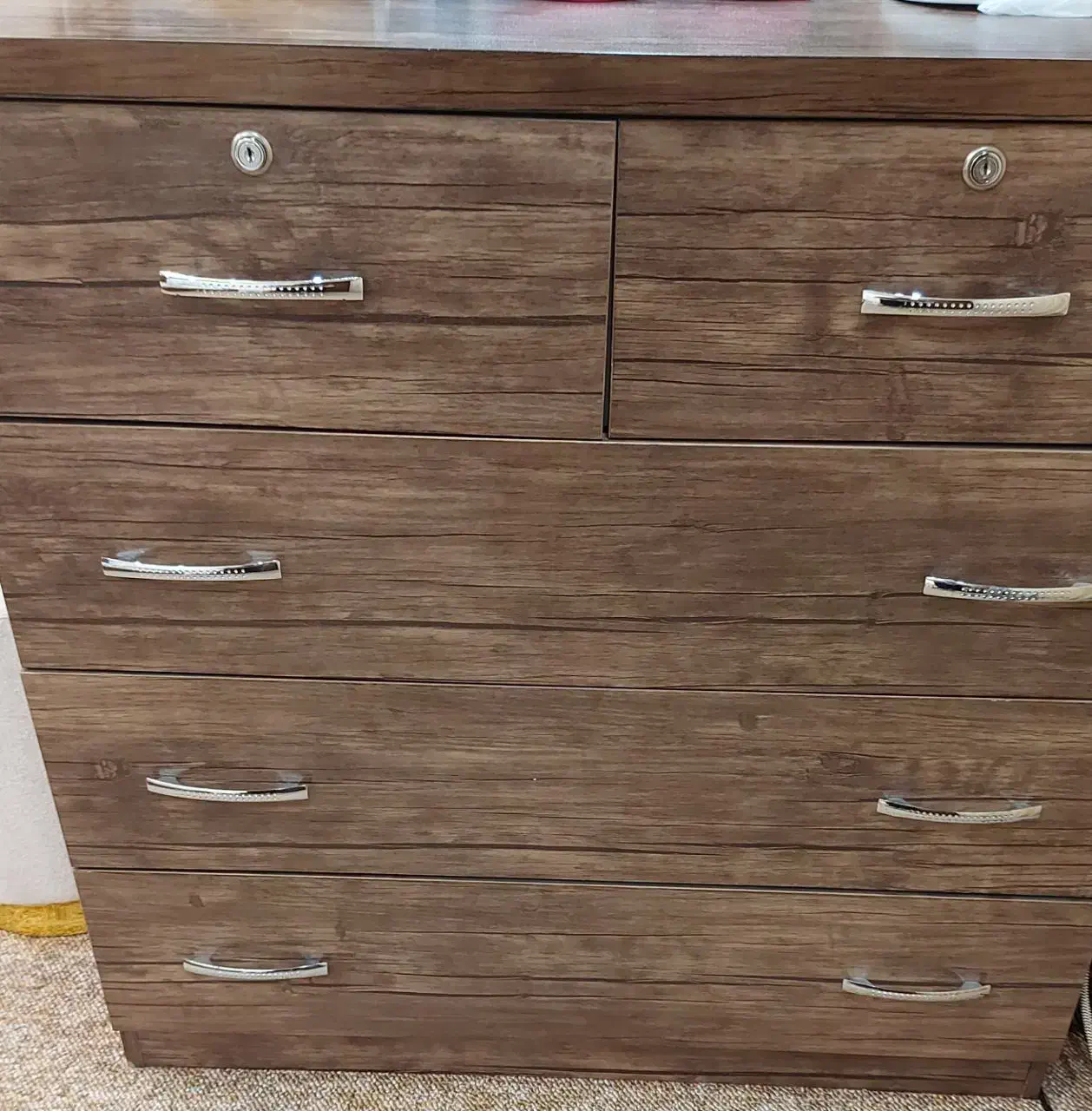 دراور و دو تا پاتختی کاملا سالم و بدون خط و خش|تخت و سرویس خواب|تنکابن, |دیوار