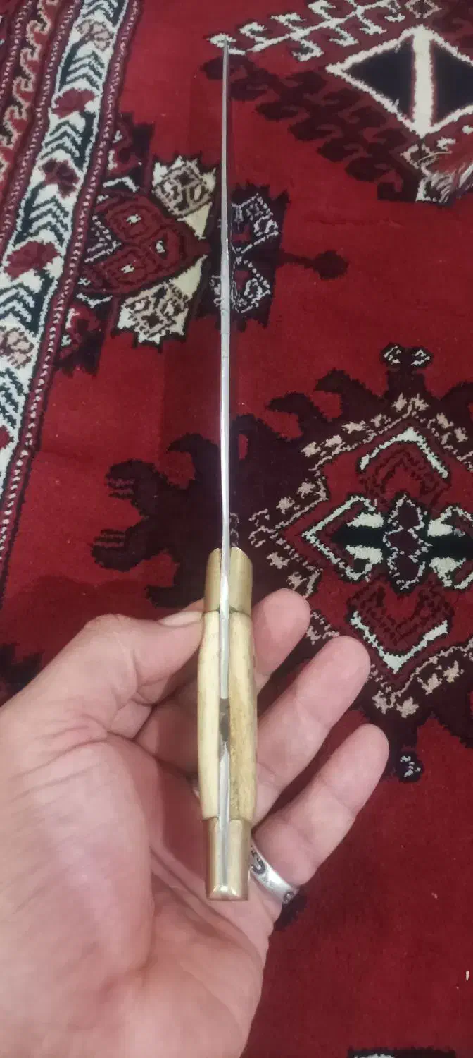 چاقو ترکمنی|کلکسیون اشیاء عتیقه|گرگان, |دیوار