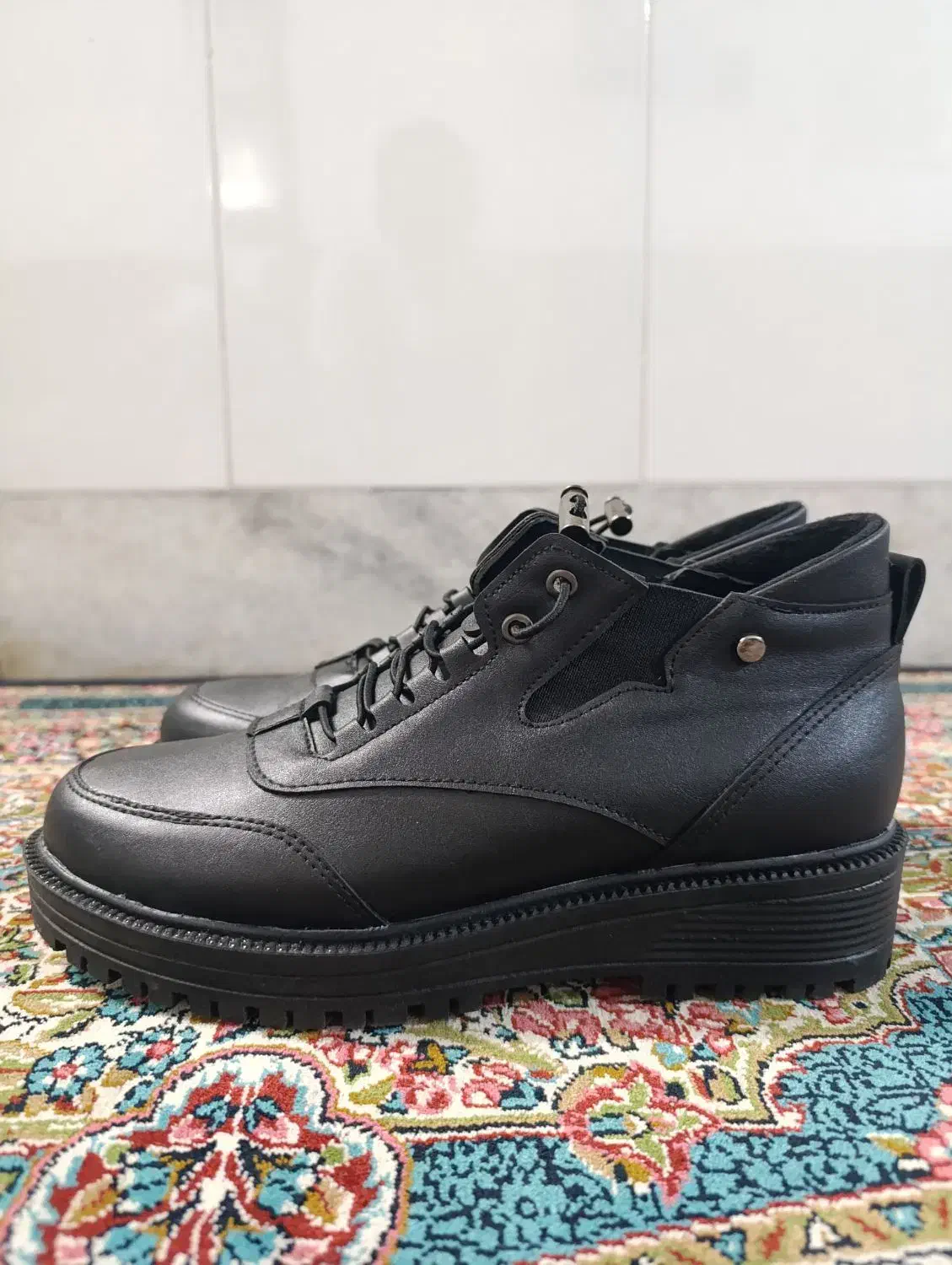 نیم بوت زنانه لژ دار کاملا نو|کیف، کفش، کمربند|سیرجان, |دیوار