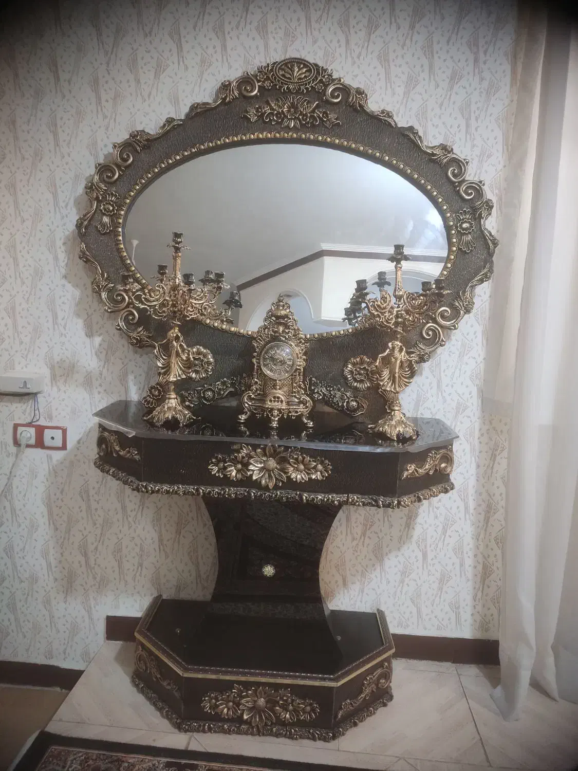 آینه کنسول|بوفه، ویترین، کنسول|الیگودرز, |دیوار