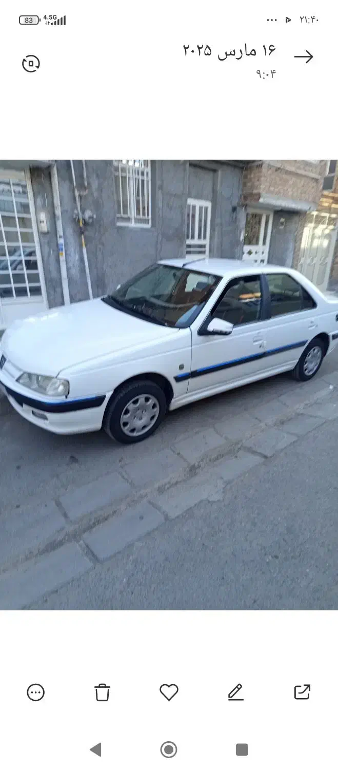 پژو پارس مدل۹۳/دوگانه کارخانه|خودرو سواری و وانت|پارسآباد, |دیوار