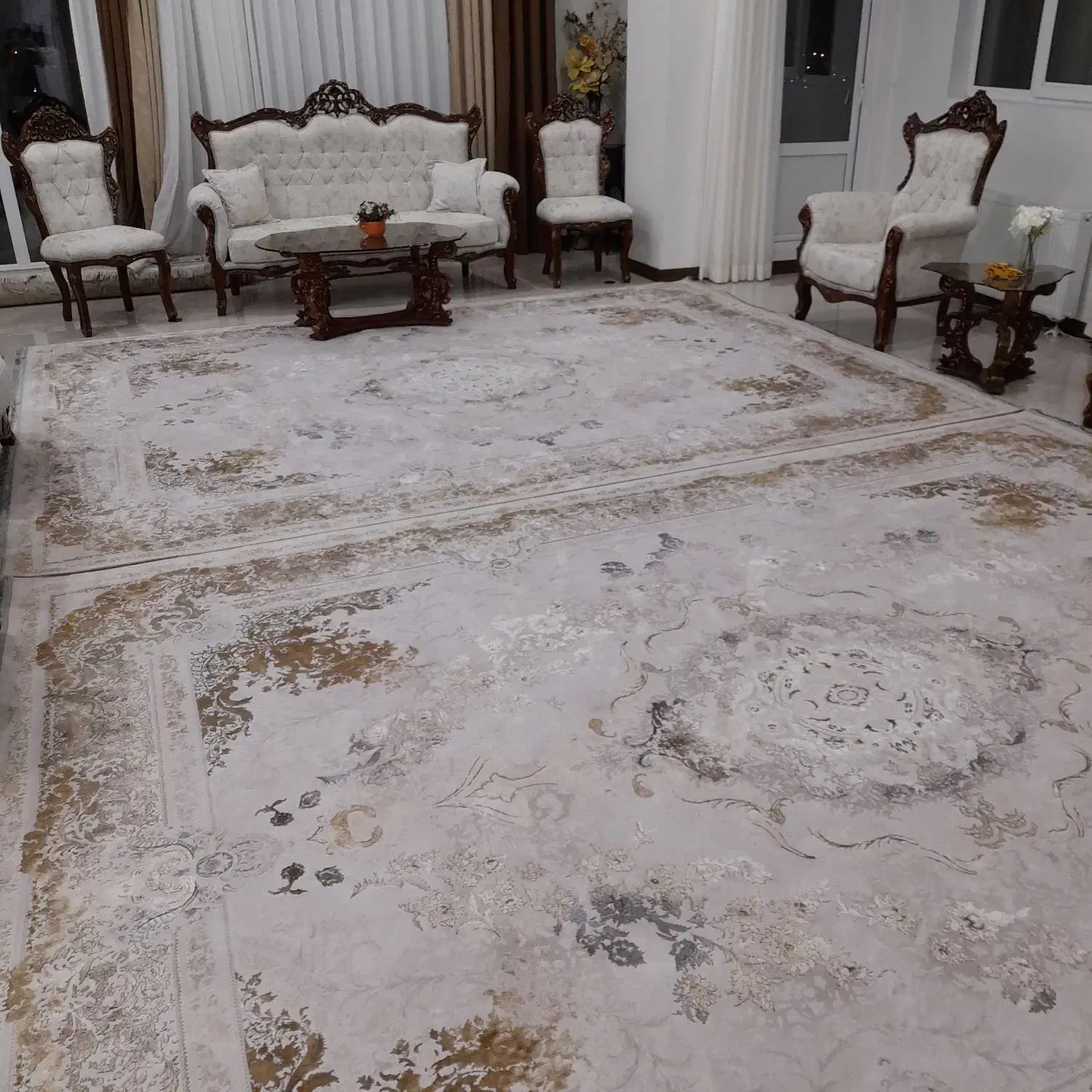 فرش ۱۲ متری ۱۲۰۰ شانه ۲ عددنو|فرش|کرج, کوی امامیه|دیوار