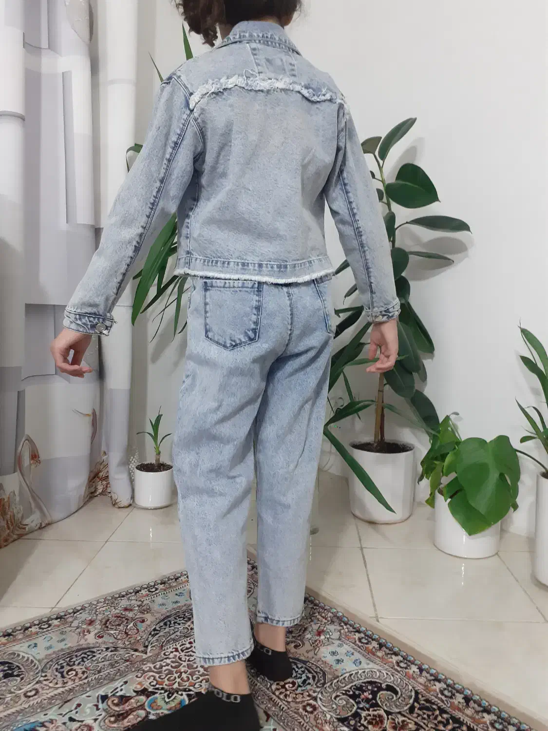 کت وشلوار لی دخترانه|کفش و لباس بچه|بومهن, |دیوار