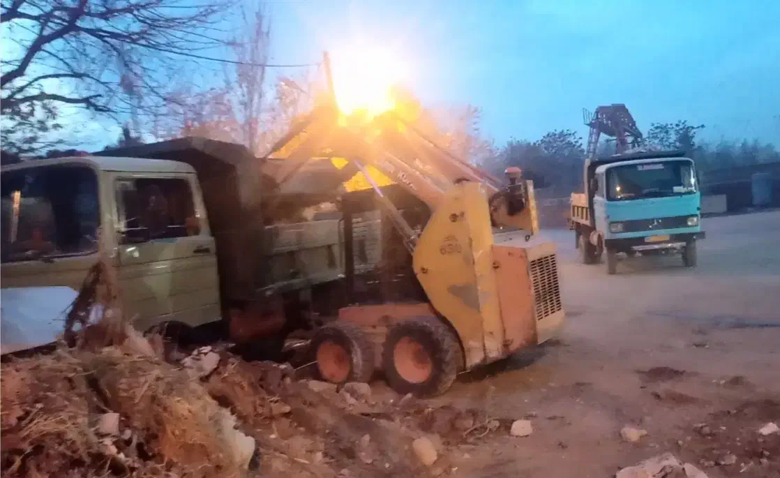 اجاره توماس بابکت بیل بکهو و خاور|خدمات حمل و نقل|مشهد, توس (بلوار توس)|دیوار