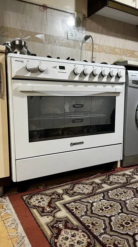 اجاق گاز فر دار اسنوا در حد نو|اجاق گاز و لوازم برقی پخت‌وپز|نیشابور, شهرک فیروزه|دیوار