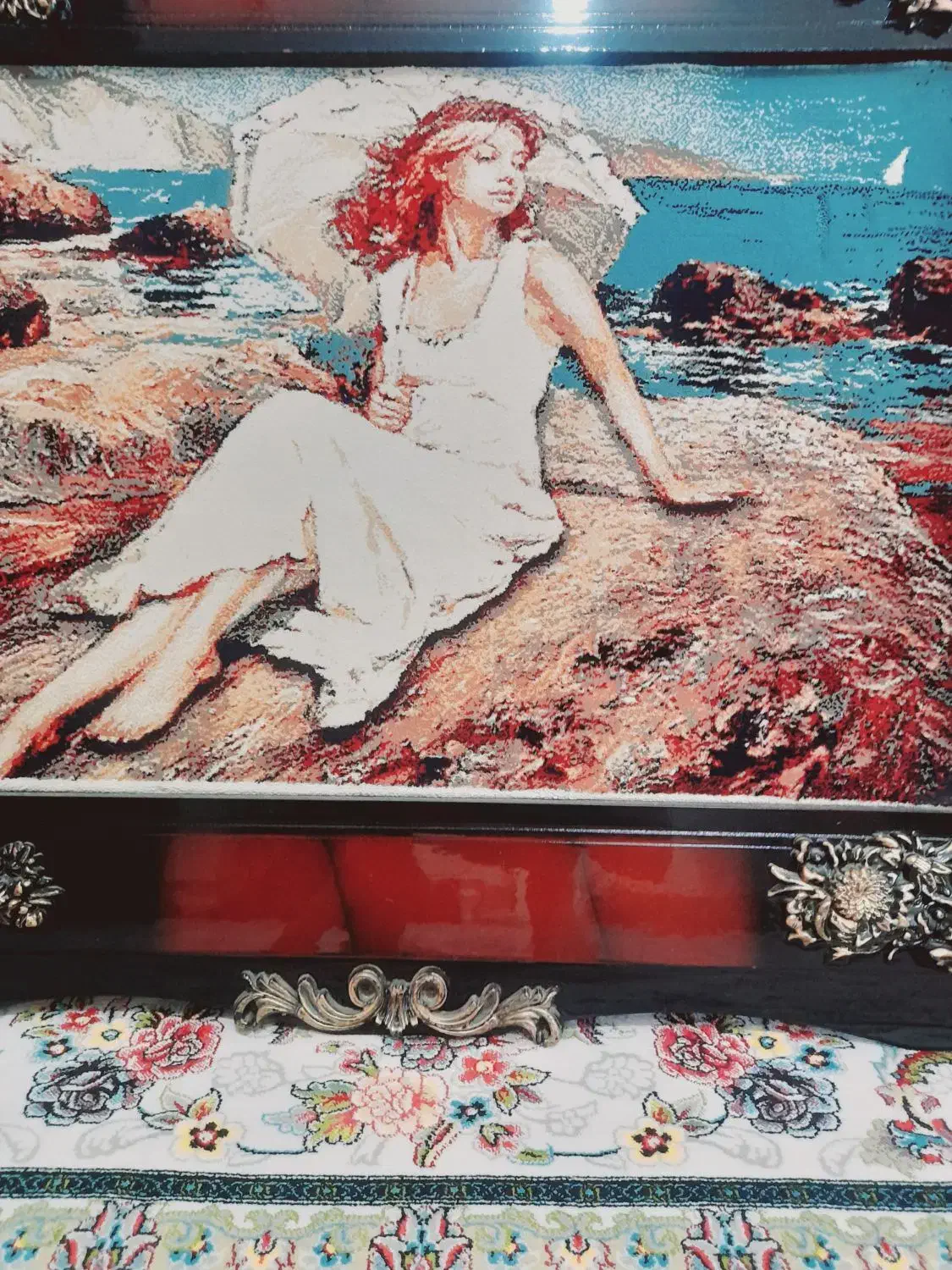 تابلو فرش خوش نقش نگار|تابلو فرش|ملایر, |دیوار