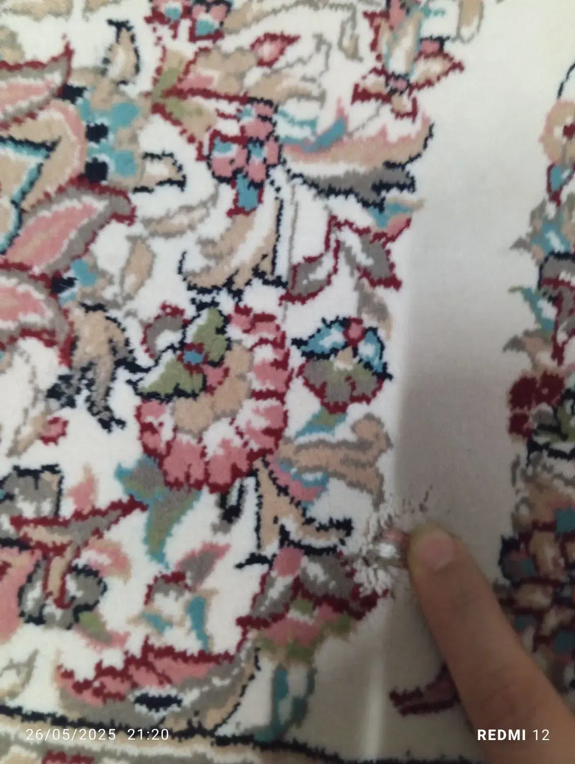 فرش 12متری گردویی|فرش|مشهد, حضرت حجت|دیوار