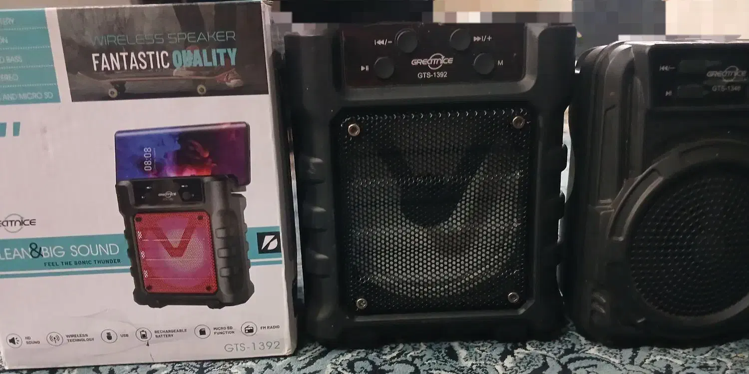 هر اسپیکر 400تومان هر دو 800تومان|پخش‌کننده همراه|ملارد, |دیوار