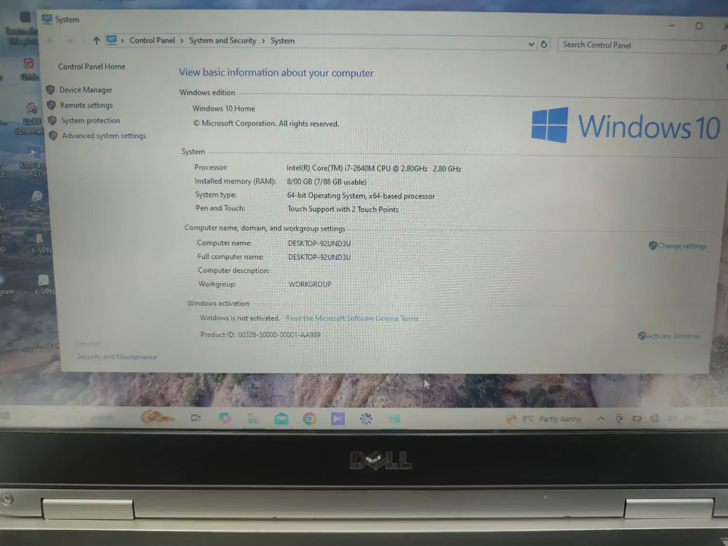 لپ تاپ dell|رایانه همراه|ارومیه, |دیوار