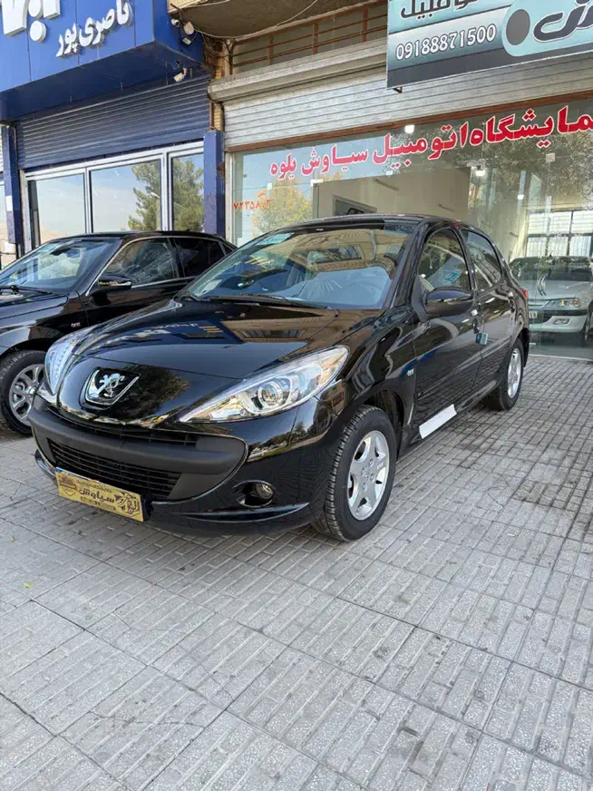 پژو ۲۰۷ پانا اتومات خشک مشکی|خودرو سواری و وانت|کرمانشاه, |دیوار