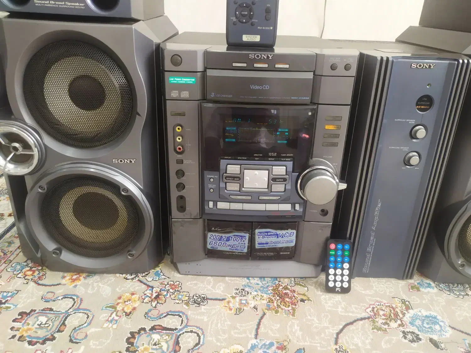 ضبط سونی 6600وات. غول صداخوب|سیستم صوتی خانگی|مریوان, |دیوار