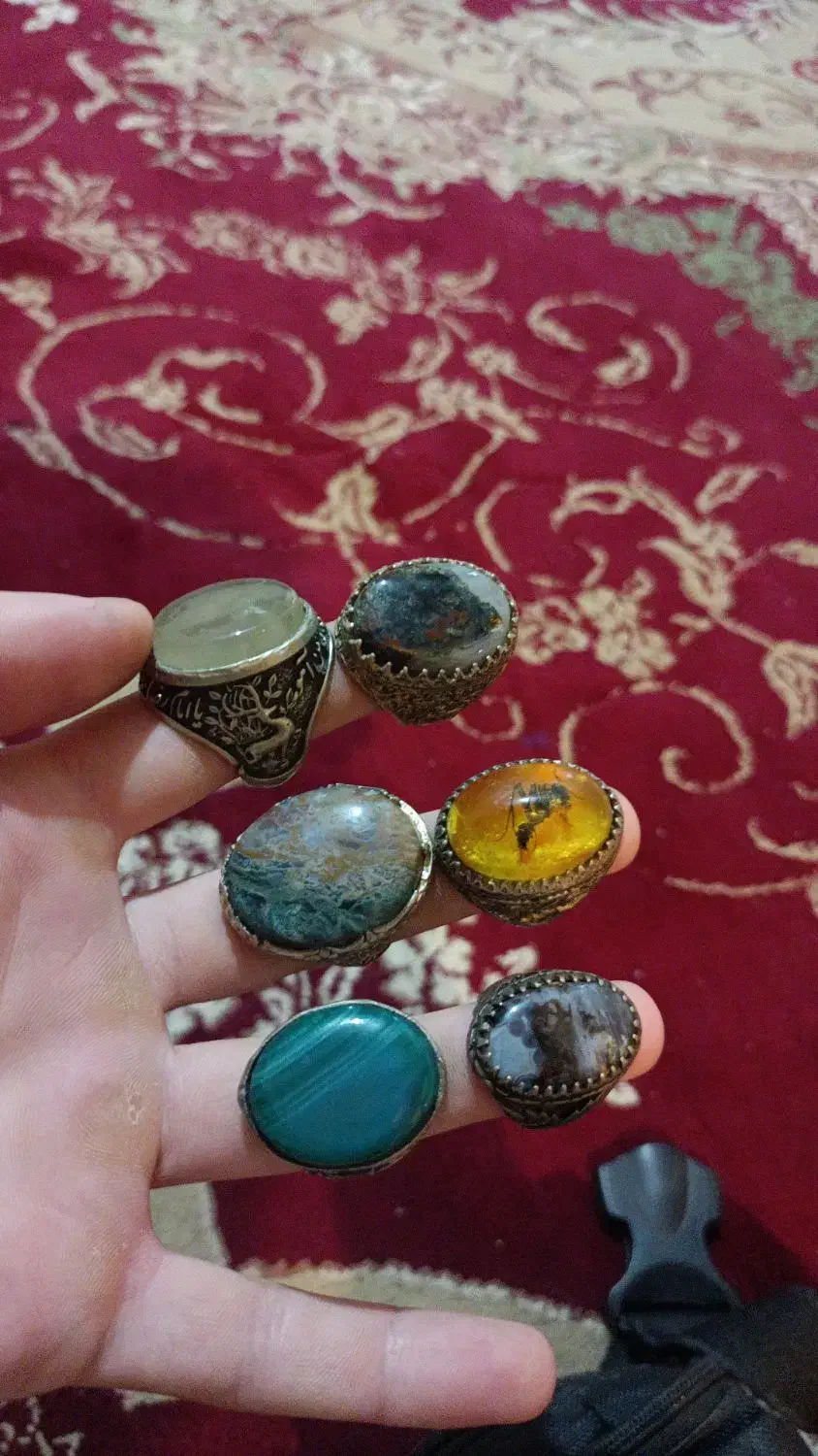 انگشتر عقیق معدنی|بدلیجات|خرمآباد (تنکابن), |دیوار