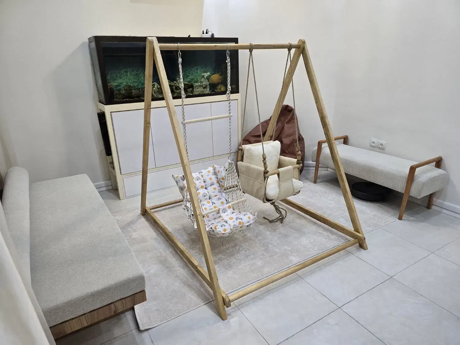 تاب چوبی پینترستی|اسباببازی بچه|لار, |دیوار