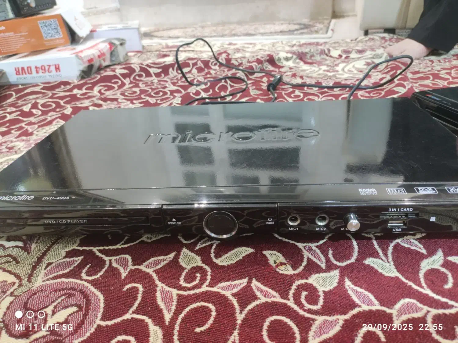 دی وی دی microfire|پخش‌کننده DVD و ویدیو|اردبیل, |دیوار