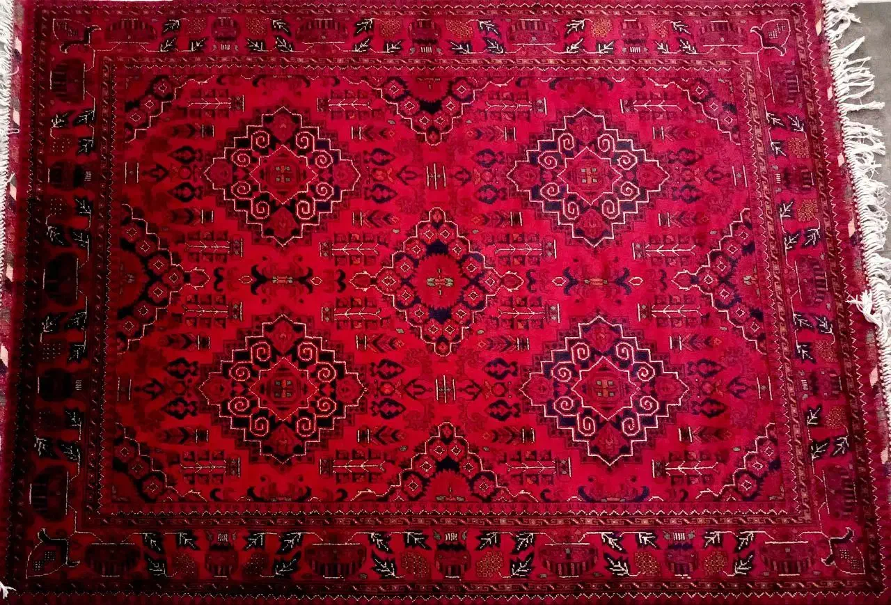 فرش ترکمن دستباف|فرش|کرج, عظیمیه|دیوار