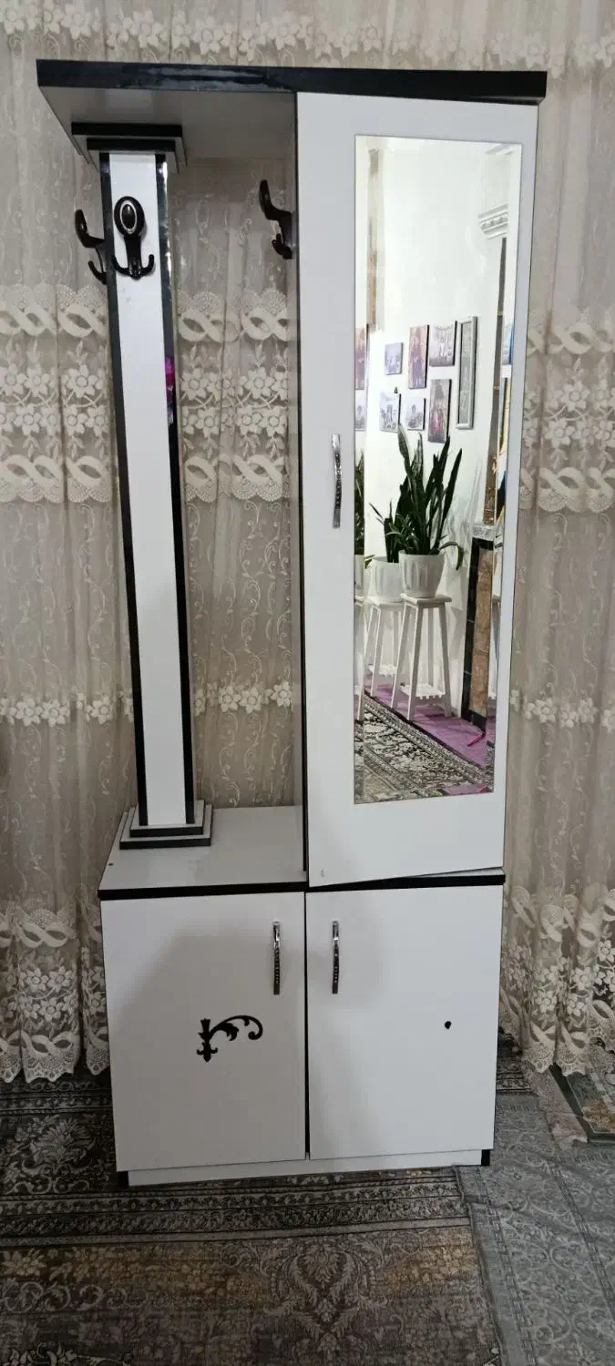 بوفه آینه شمعدانی جاکفشی|بوفه، ویترین، کنسول|دشتابی, |دیوار