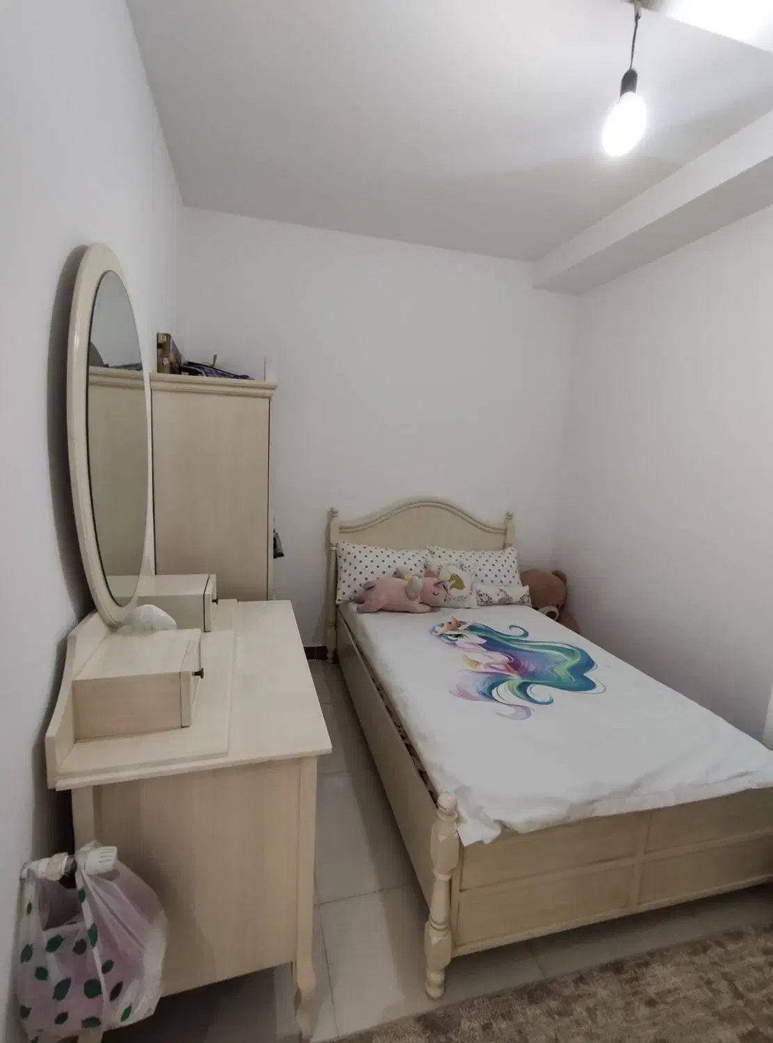 سرویس خواب دخترانه|تخت و سرویس خواب|مشکیندشت, |دیوار