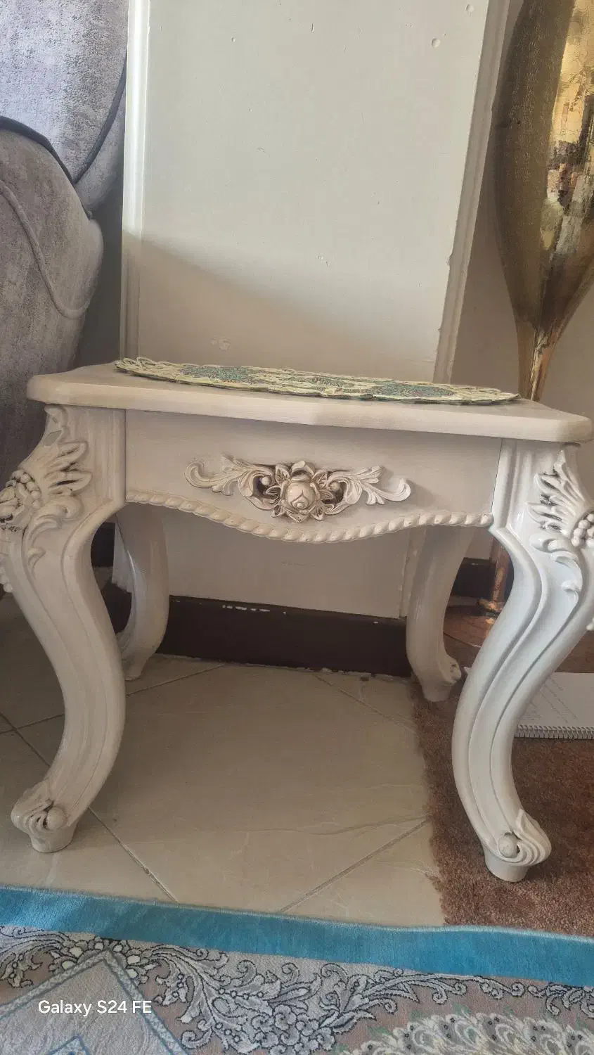 دوعددمیزعسلی ویه دونه جلومبلی|مبلمان خانگی و میز عسلی|خمینی‌شهر, |دیوار