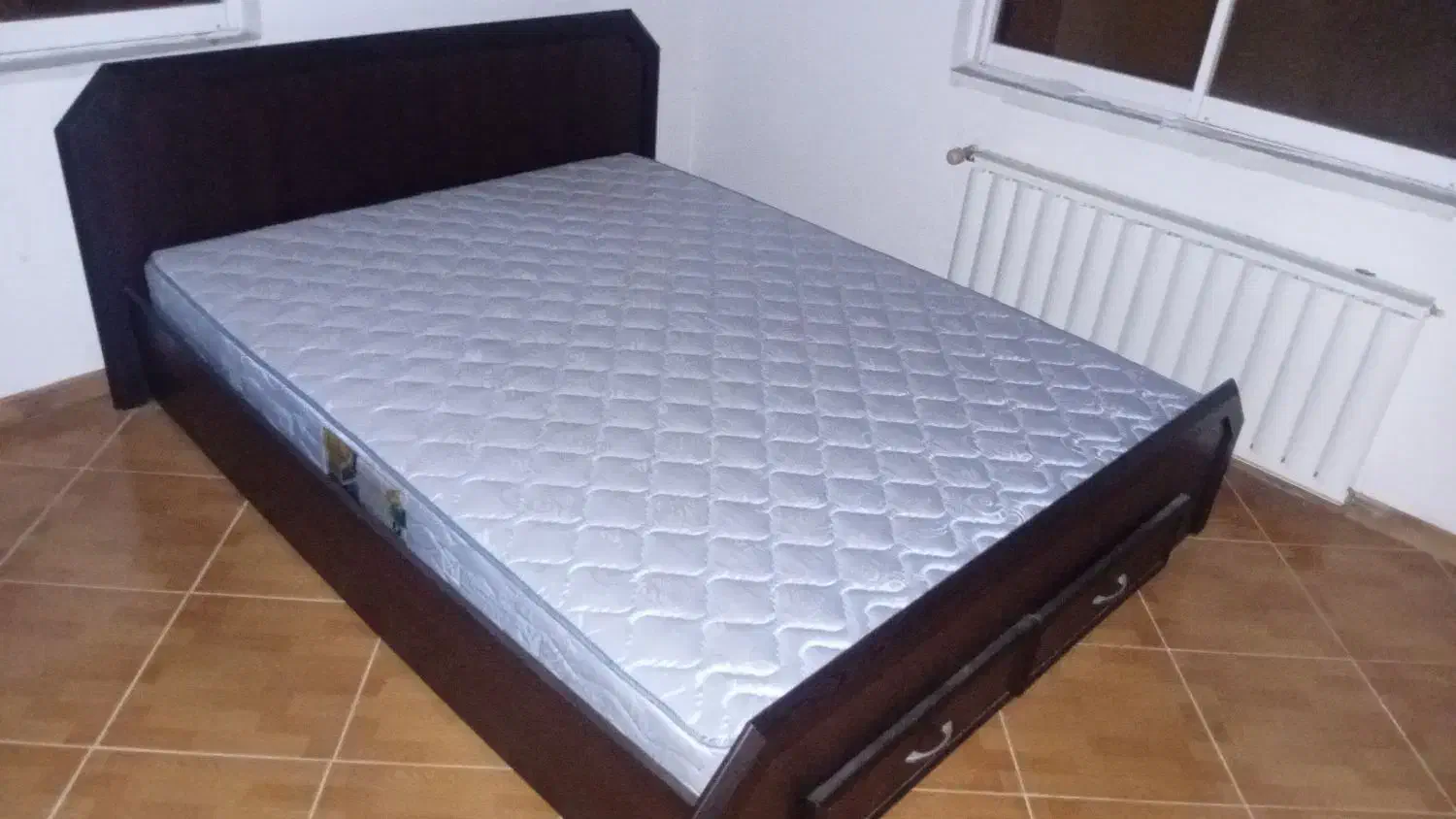 تخت دونفره ام دی اف کشودارباتشک|تخت و سرویس خواب|رویان, |دیوار