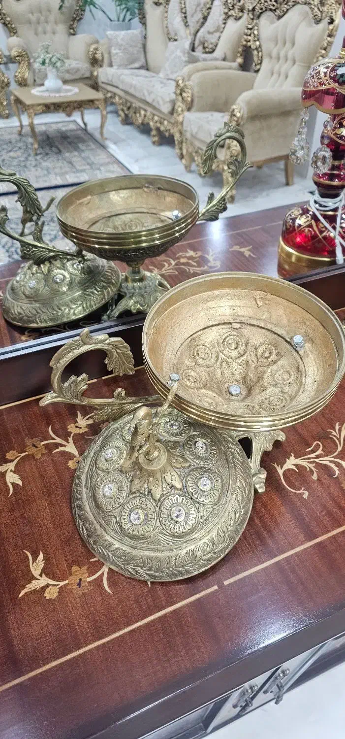 جا شکلاتی برنز|ظروف سرو و پذیرایی|خرم‌آباد, |دیوار