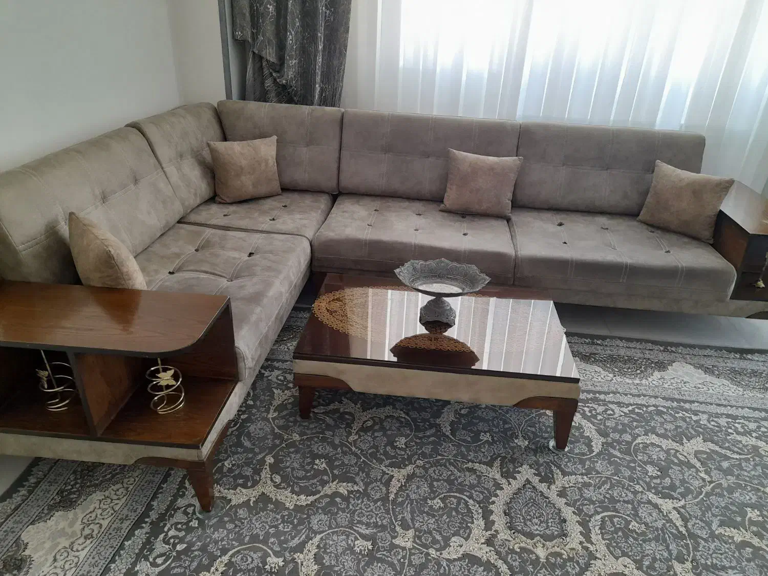 مبل ال کم جا|مبلمان خانگی و میز عسلی|رباط‌کریم, رباط‌کریم|دیوار