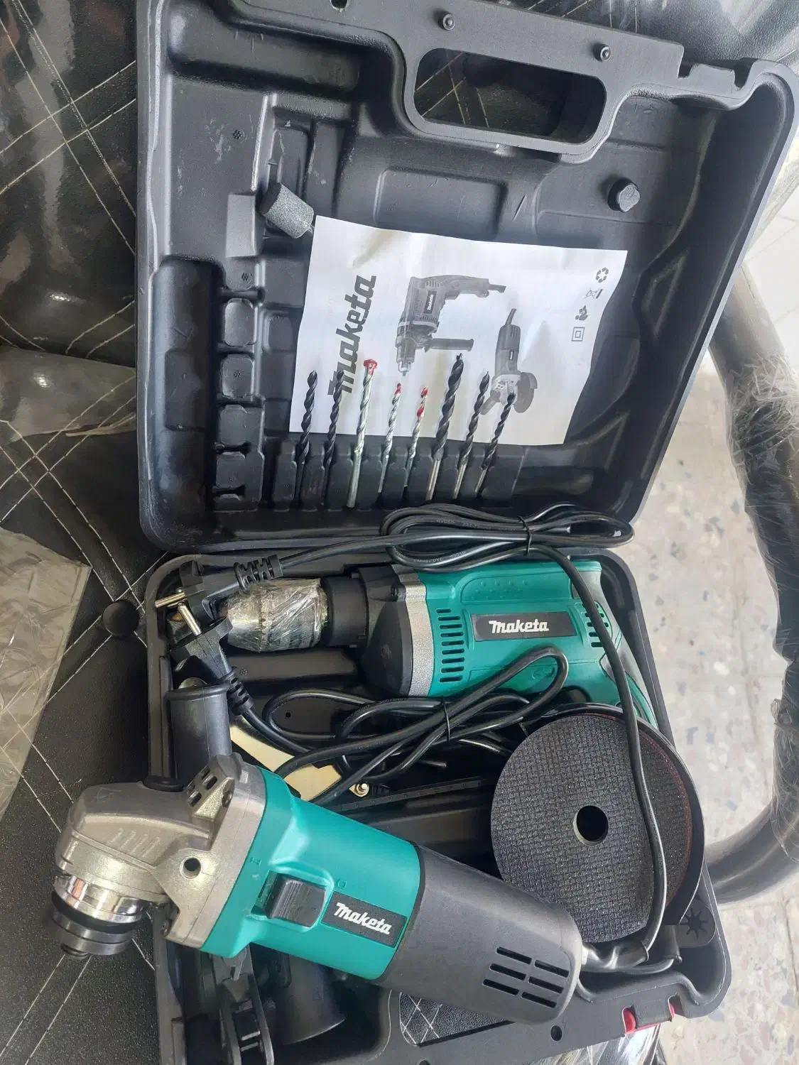 دریل چکشی و سنگ فرز|ابزارآلات|بافت, |دیوار