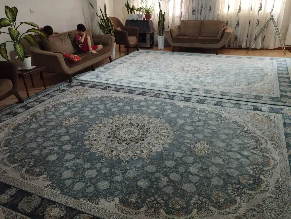 دوعدد فرش دوازده متری سالم|فرش|قدس, شهر‌قدس|دیوار