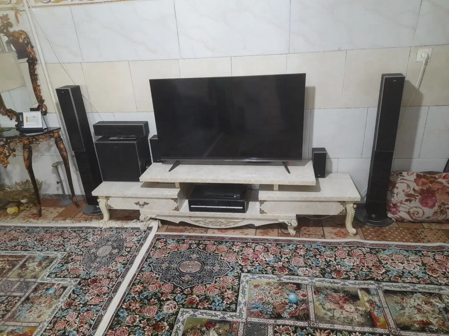 سینما خانواده سالم تمیز جی وی سی ساخت ژاپن|سیستم صوتی خانگی|رباطکریم, رباطکریم|دیوار